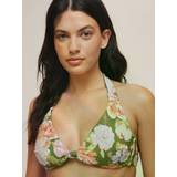 Seafolly Paradise Garden Reversible Tap Front Halterneck Bikini Top