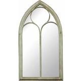 Beige Wall Mirrors Charles Bentley Gothic Style Chapel Garden Wall Mirror