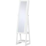 Glass Floor Mirrors Homcom LED Lights Floor Mirror 40x161cm