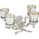 Silver Candle Holders Silver Octopus Four Tealight Holder Candle Holder