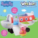 Peppa Pig Toy Airplanes Peppa Pig Weebles Push Along Wobbly Plane