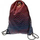 West Ham United FC Fade Design Drawstring Gym Bag (44 x 33cm) (Red/Navy)