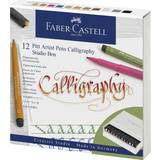 Faber-Castell Brush Pens Faber-Castell PITT Artist Pen Calligraphy Studio Box Set of 12