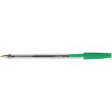 Green Ballpoint Pens Q-CONNECT Ballpoint Pen Medium Green (Pack of 50) KF01043