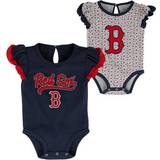 Polka Dots Children's Clothing Outerstuff Red Sox Scream & Shout Bodysuit 2-Pack - Navy/Heathered Gray