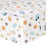 Trend Lab Jungle Friends Flannel Fitted Crib Sheet 28x52"