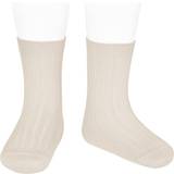 Lycra Underwear Condor Basic Rib Short Socks - Linen (20164-000-304)