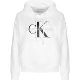 Calvin Klein Women Tops Calvin Klein Monogram Hoodie - Bright White