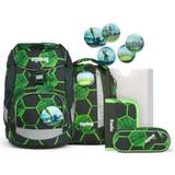 Ergobag Pack of 6 ergonomic school backpacks, VolltreffBear Black, standard size, School bag set