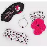 Disney Role Playing Toys Disney Minnie Mouse Gift Girls Bracelet, Eyemask, Two Scrucnhie And Spa Headband Set Packed In Reusuable Zip Bag