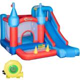 Jumping Toys OutSunny 4 in 1 Kids Bouncy Castle