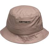 Women - Yellow Hats Carhartt WIP Script Bucket Hat - Earthy Pink & Black
