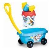 Sandbox Toys Smoby 7600867013 Paw Patrol Beach cart with Accessories