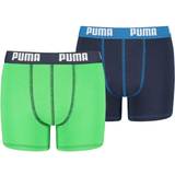Puma Boy's Basic Boxer 2 Pack - Green/Blue (935454)