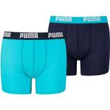 Boys Boxer Shorts Puma Boy's Basic Boxer 2 Pack - Bright Blue (935454)