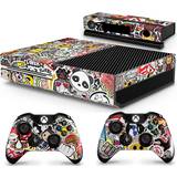 Bundle Decal Stickers giZmoZ n gadgetZ Kinect /Xbox One Console Skin Decal Sticker + 2 Controller Skins - Stickerbomb