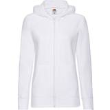 Fruit of the Loom Fitted Lightweight Hooded Sweatshirts Jacket - White