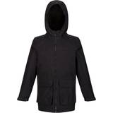 Taped Seams - Winter jackets Regatta Kid's Salman Waterproof Insulated Jacket - Black (RKP241_800)