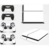 giZmoZ n gadgetZ PS4 Console Skin Decal Sticker + 2 Controller Skins - White