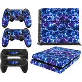 Bundle Decal Stickers giZmoZ n gadgetZ PS4 Console Skin Decal Sticker + 2 Controller Skins - Starwars Electric Storm