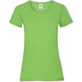 Green - Women T-shirts Fruit of the Loom Valueweight Short Sleeve T-shirt W - Lime