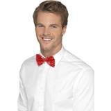 Carnival Accessories Fancy Dress Smiffys Sequin Bow Tie Red