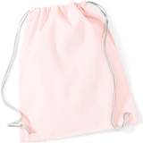 Westford Mill Gymsack Bag 2-pack - Pastel Pink/White
