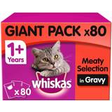 Whiskas Meat Selection in Gravy Adult 1+ Wet Cat Food 80x100g