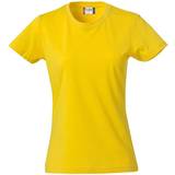Clique Plain T-shirt W - Lemon