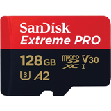 Memory Cards SanDisk Extreme Pro microSDXC Class 10 UHS-I U3 V30 A2 200/90MB/s 128GB