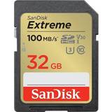 SDHC Memory Cards SanDisk Extreme SDHC Class 10 UHS-I U3 V30 100/60 MB/s 32GB