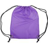 Shugon Stafford Plain Drawstring Tote Bag - Purple