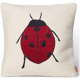 Ferm Living Forest Embroidered Cushion Ladybird