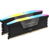 Corsair DDR5 RAM Memory Corsair Vengeance RGB Black DDR5 5200MHz 2x32GB (CMH64GX5M2B5200C40)