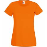 Fruit of the Loom Womens Valueweight Short Sleeve T-shirt 5-pack - Orange