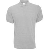 B&C Collection Safran Short-Sleeved Polo Shirt M - Ash