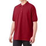 Dickies Adult Size Piqué Short Sleeve Polo - English Red