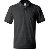 Gildan Dryblend Jersey Short Sleeve Polo Shirt - Dark Heather