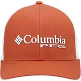 Orange - Women Caps Columbia PFG Mesh Texas Ball Cap - Tex/Cedar