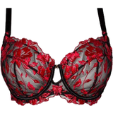 Clothing Ann Summers The Hero Full Support Non Padded Bra - Black/Red