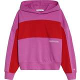 Modal Hoodies Calvin Klein Relaxed Colour Block Hoodie - Lucky Pink (IG0IG01338-VTB)