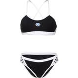 Arena Women Bikini Tops Arena Cross Back Solid Bikini Women black/white DE 2022 Swimsuits