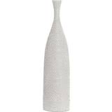 Dkd Home Decor Beige White Resin Modern (16 x 11 x 66 cm) (2 Units) Vase