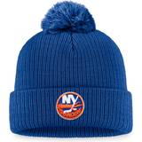 Fanatics New York Islanders Core Primary Logo Cuffed Knit Beanie with Pom