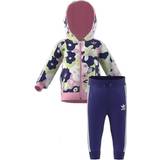 Multicoloured Tracksuits Children's Clothing adidas Infants Flower Print SST Set - White/True Pink/Almost Lime/Legacy Indigo (HC1965)