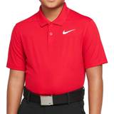 Boys Polo Shirts Children's Clothing Nike DRI-FIT VICTORY GOLF POLO JNR UNIVERSITY RED/WHITE XLB 13-15Y