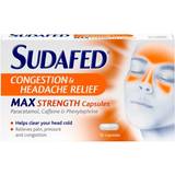 Phenylephrine Hydrochloride Medicines Sudafed Congestion & Headache Relief Max Strength 16pcs Capsule