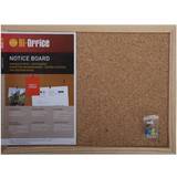 Bulletin Boards Bi-Office Cork Notice Board 400x300mm, Pine