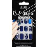 Ardell Nail Addict Premium Artificial Nail Set Matte Blue 24-pack