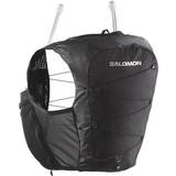 Chest Strap Running Backpacks Salomon Women's Active Skin 8 Set - Black